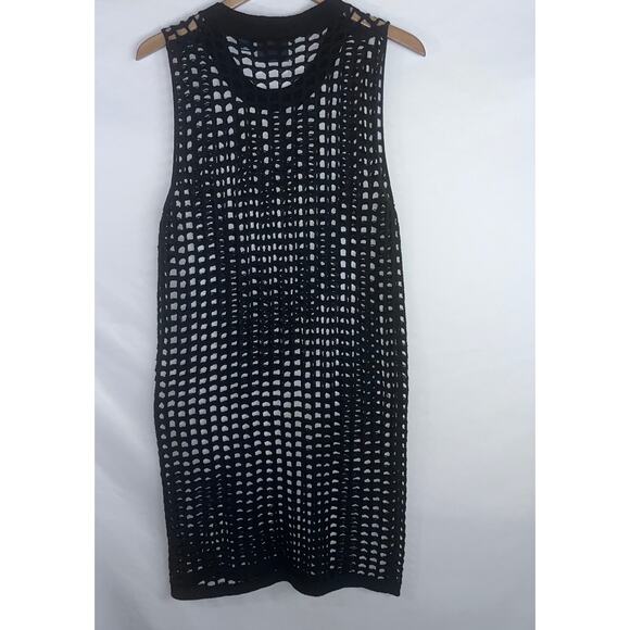 Maeve By Anthropologie Other - Maeve By Anthropologie Fishnet Cover Up Dress Womens One Size Black Crochet